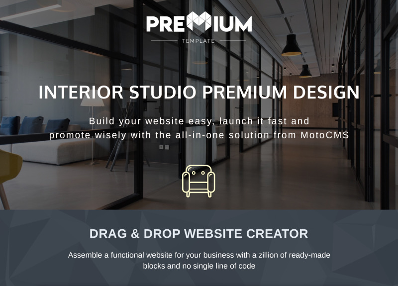 Moto CMS 3 Template namens Interior Design Premium #66396 - Bildeigenschaften 1