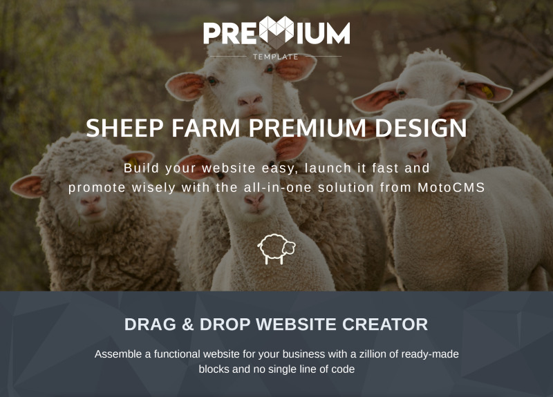 Modèle Sheepland Premium Moto CMS 3 - Image 1