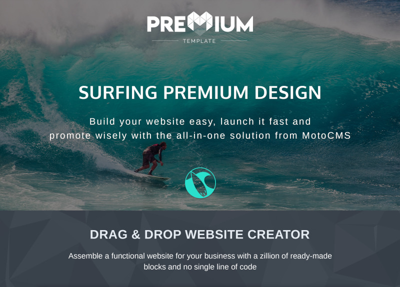 Waveride - Surfing Club Moto CMS 3 Template - Features Image 1