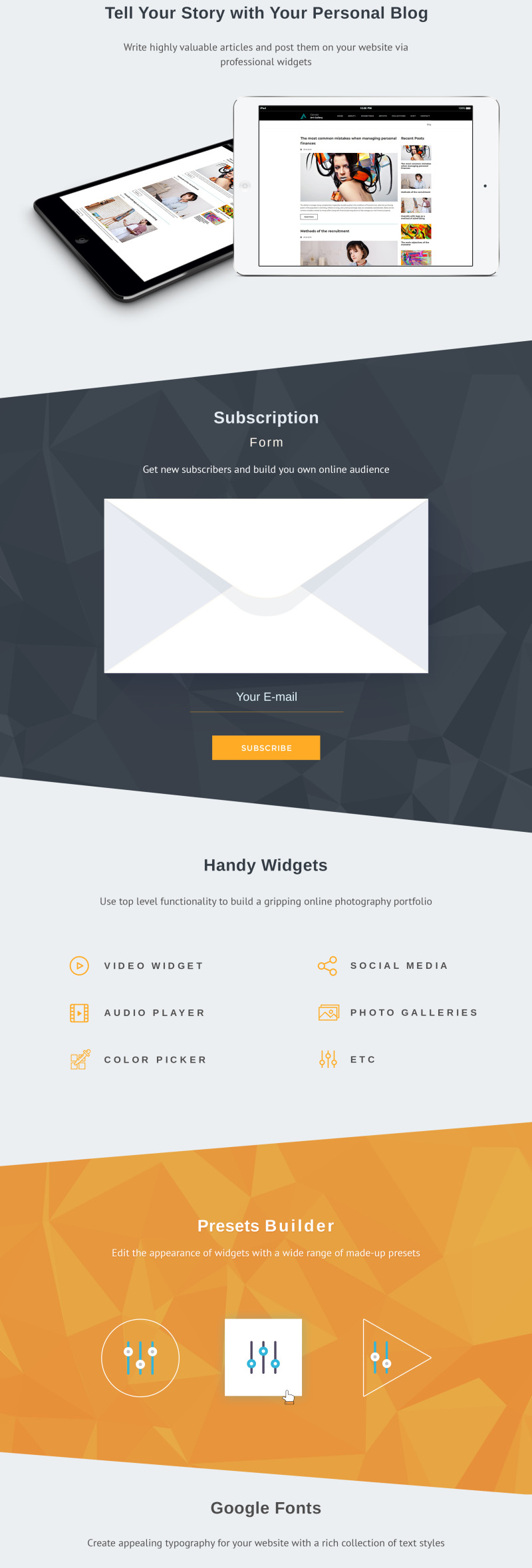 Canvas - Creative Art Gallery Moto CMS 3 Template - Features Image 4