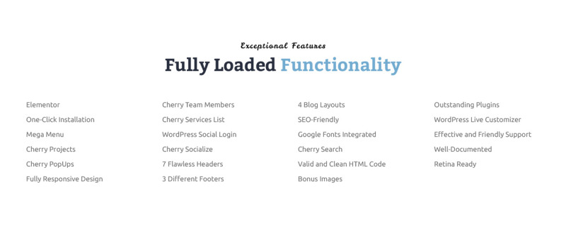 Flashing - Photographer Portfolio WordPress Theme - Features Image 7