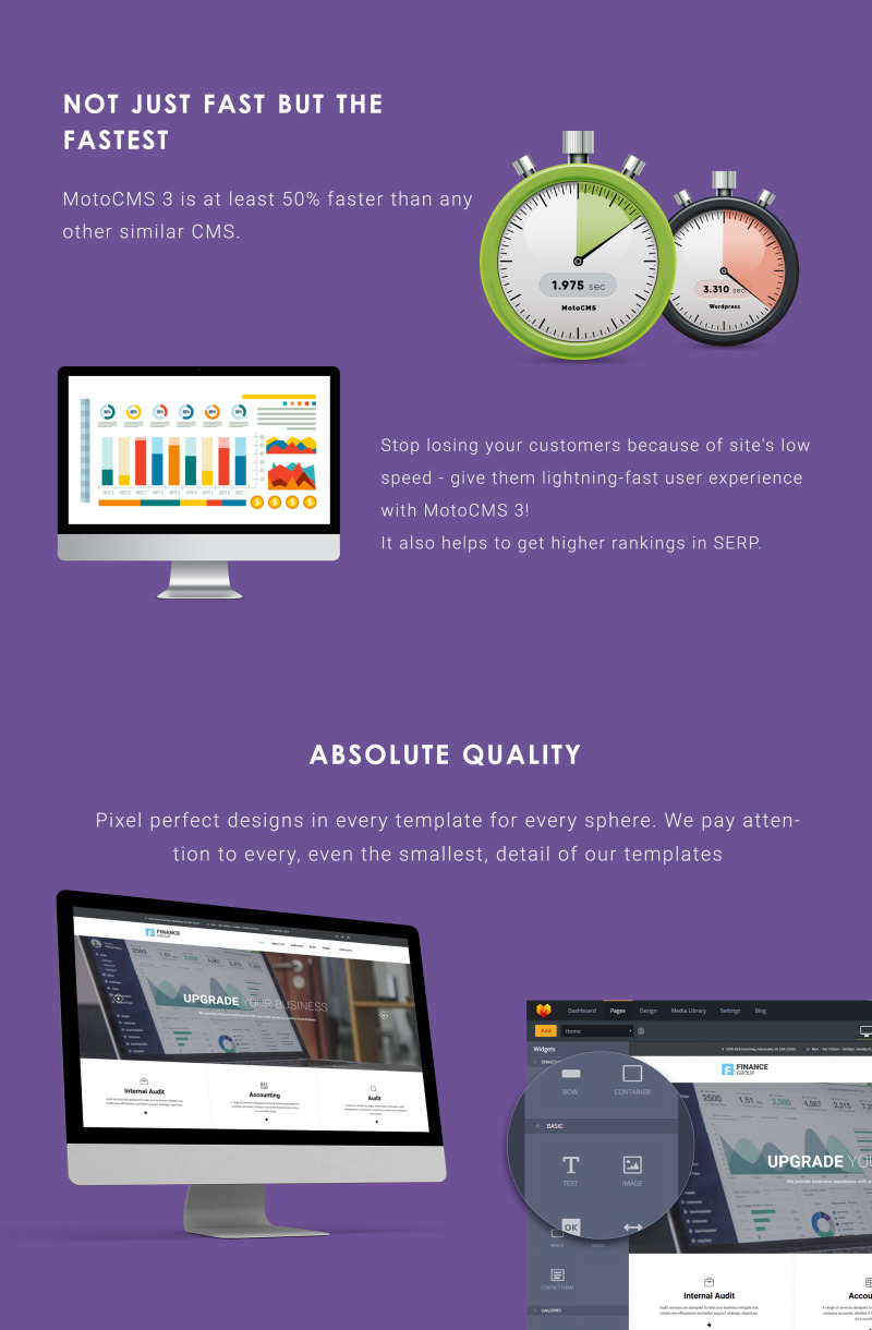Finance Group - Accounting & Audit Moto CMS 3 Template - Features Image 4