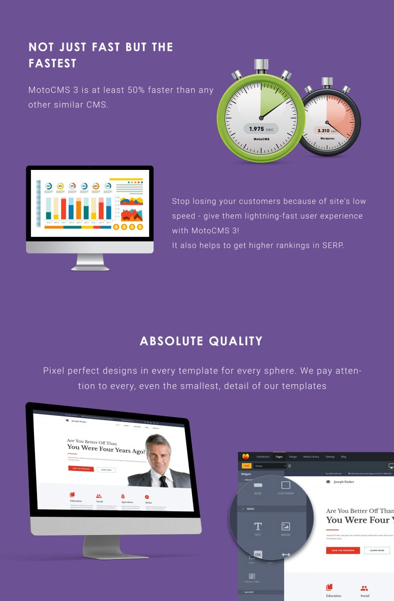 Download Joseph Parker - Political Candidate Moto CMS 3 Template | Premium themes & Plugins 4 Joseph Parker - Political Candidate Moto CMS 3 Template - Features Image 4