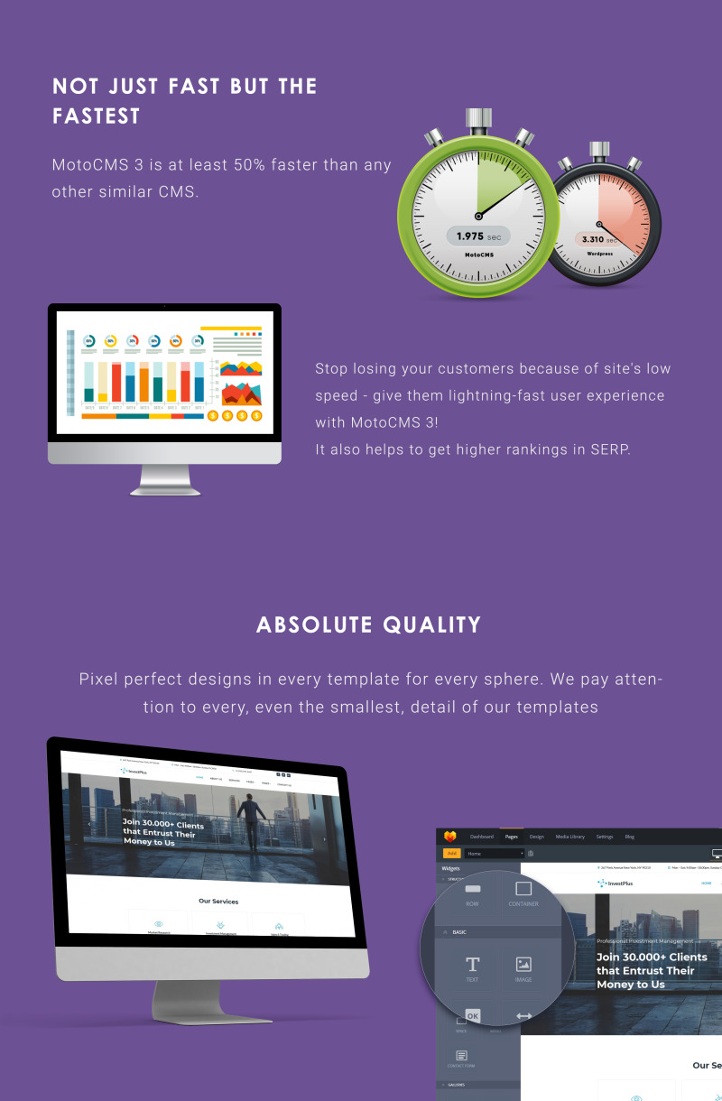 Plantilla Moto CMS 3 Invest Plus - Investment Company #66548 - Imagen de características 4