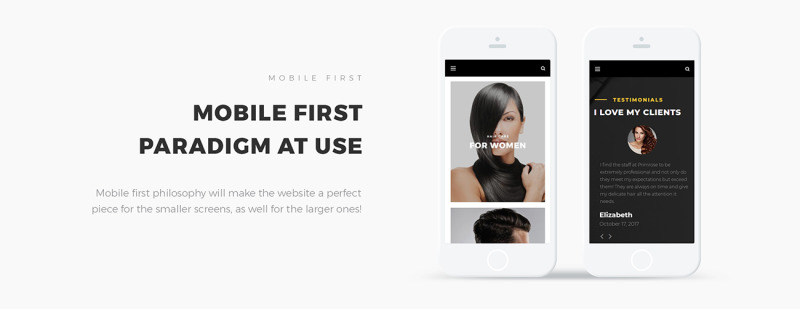 Hair Stylist WordPress Theme - Features Image 4