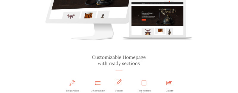 OldUnit. - Antique Store Shopify Theme - Features Image 2