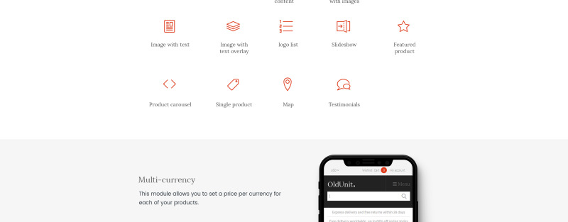 OldUnit. - Antique Store Shopify Theme - Features Image 3