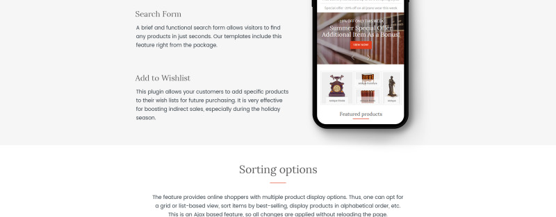 OldUnit. - Antique Store Shopify Theme - Features Image 4