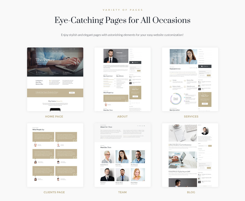 WordPress Theme namens Grandviz - Financial Company Premium #66990 - Bildeigenschaften 2