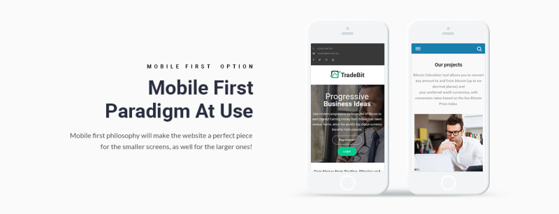 TradeBit - Bitcoin-Trading WordPress Theme - Features Image 4