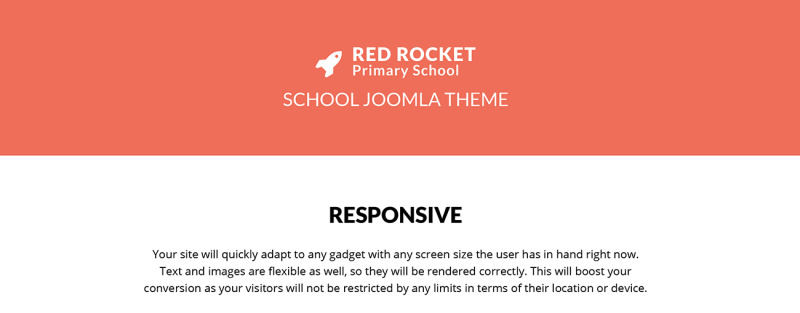 Red Rocket - Plantilla Joomla de escuela primaria - Imagen de características 1