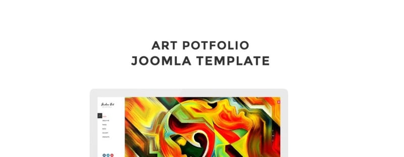 Artist Portfolio Joomla Template #52414 - TemplateMonster