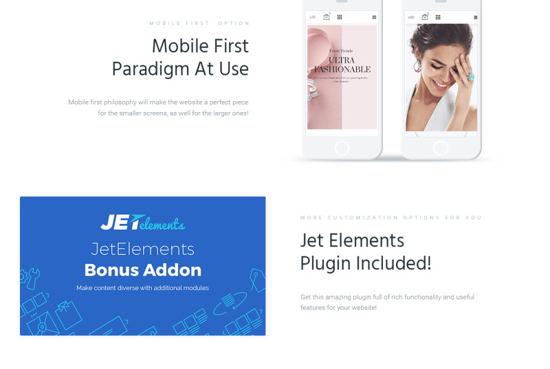 Diamanzza - Jewelry Store WooCommerce Theme - Features Image 5