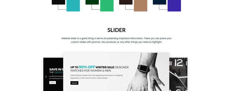 OnTime - Elegant Watches & Accesories Store OpenCart Template - Features Image 3