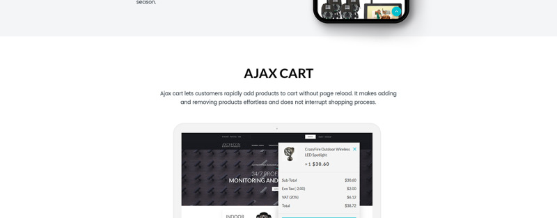 ASCEEDON - Security Products OpenCart Template - Features Image 4
