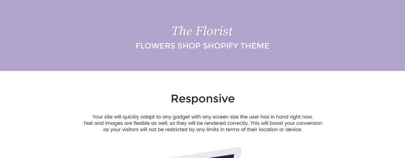 The Florist - Flower Shop 响应式Shopify模板 #67531——特色图像 1