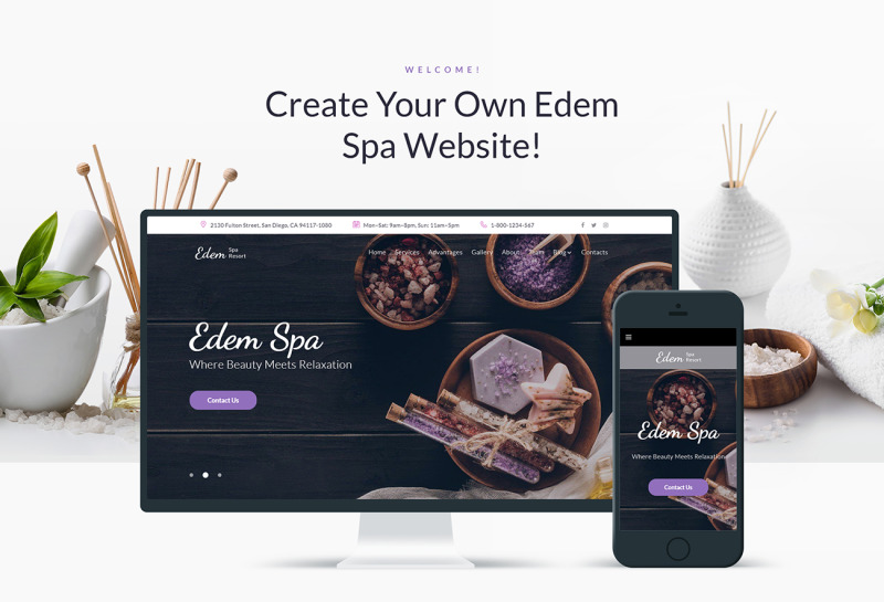 Edem - Sophisticated Beauty Salon WordPress Theme - Features Image 1