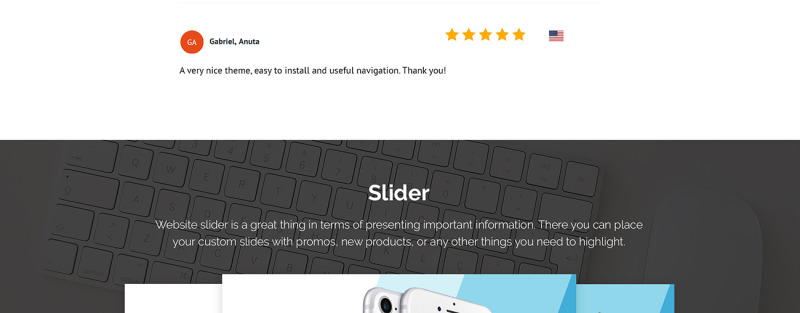 ElectroDo - Electronics Shop OpenCart Template - Features Image 4