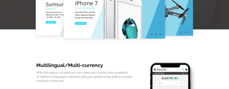 ElectroDo - Electronics Shop OpenCart Template - Features Image 5