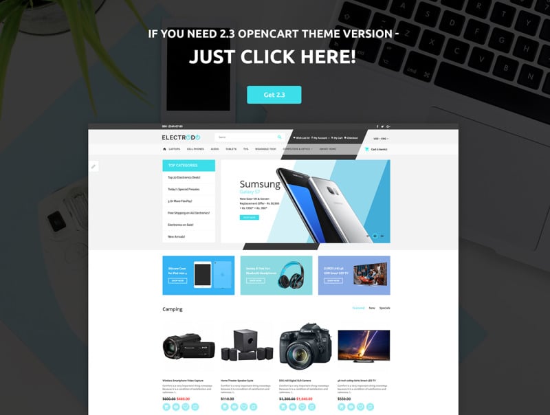 ElectroDo - Electronics Shop OpenCart Template - Features Image 12