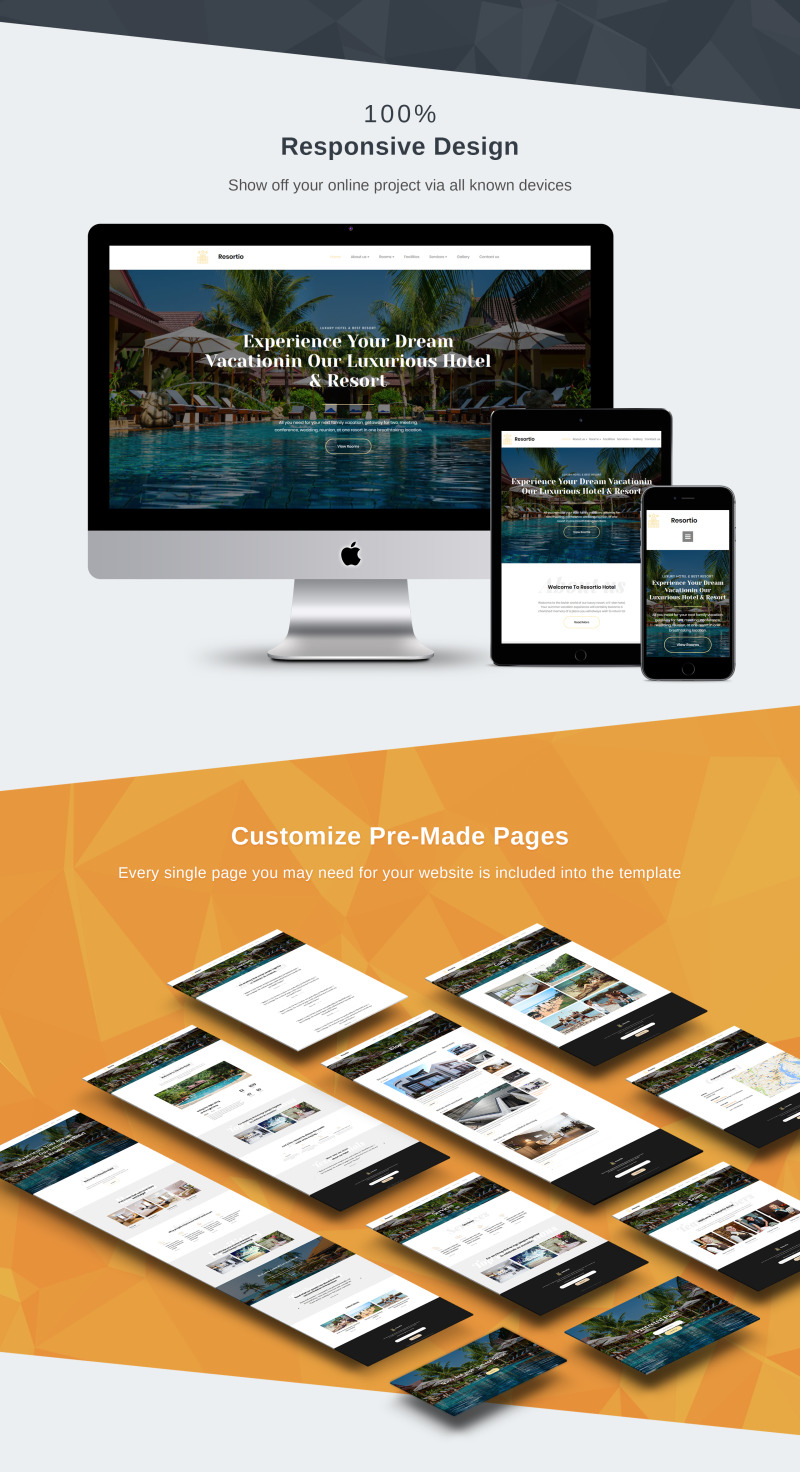 Resortio - Premium Moto CMS 3 Template - Features Image 3