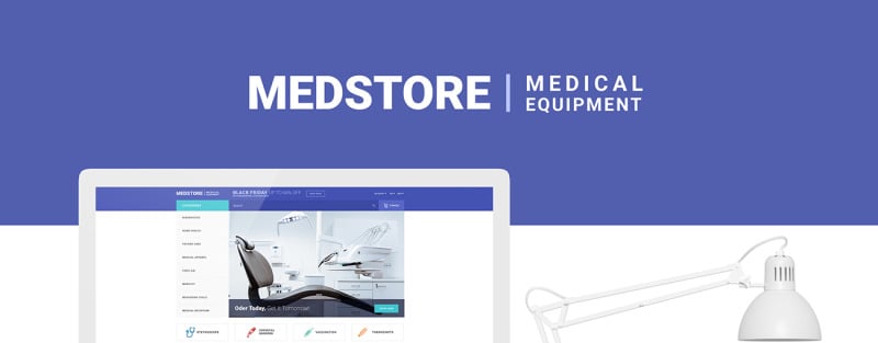 Medstore - Responsive Medical Equipment Online Store OpenCart Template - Features Image 1