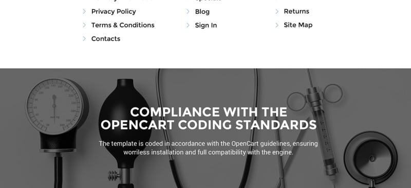 Medstore - Responsive Medical Equipment Online Store OpenCart Template - Features Image 8