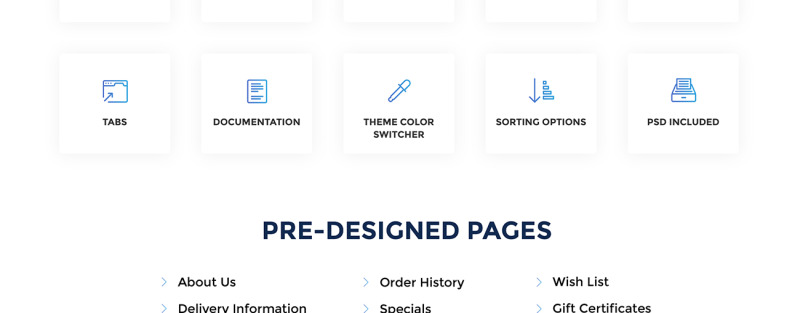 Big Store - Elegant Wholesale Online Shop OpenCart Template - Features Image 7
