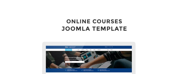 EduX - Online Courses Joomla Template - Features Image 1