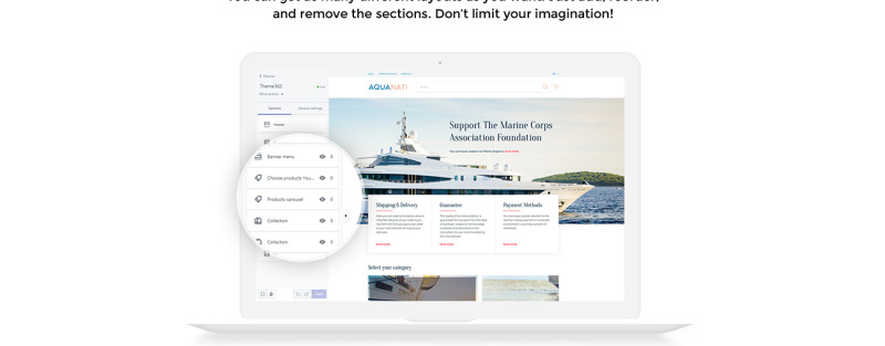 Aquanati - Marine Store Shopify Theme - Features Image 5