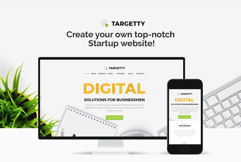 Targetty - Fancy Advertising Agency WordPress Elementor Theme - Features Image 1