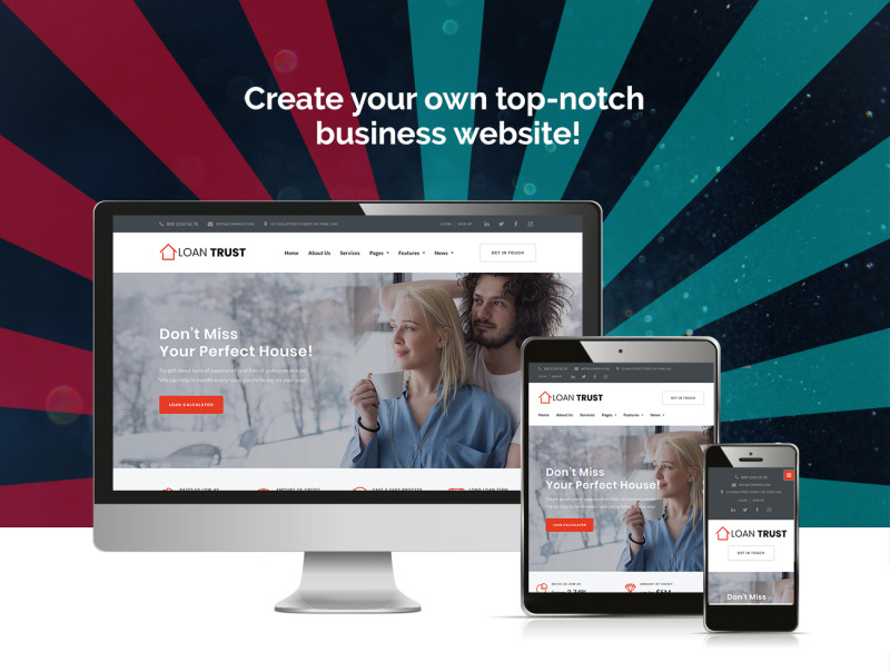 Tema De WordPress Loan Trust - Mortgage Company Elementor #68706 - Imagen de características 1