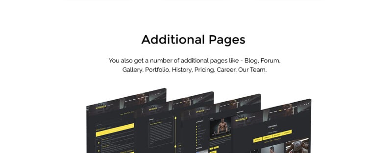 Muscle - Sports Clean Joomla Template - Features Image 4