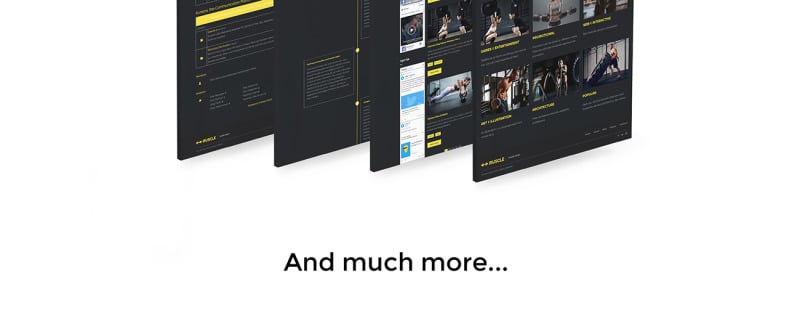 Muscle - Sports Clean Joomla Template - Features Image 5