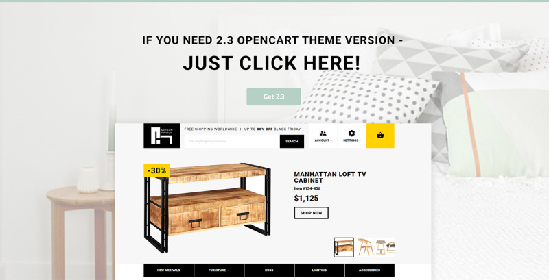 Furniture Store OpenCart Template - Features Image 10
