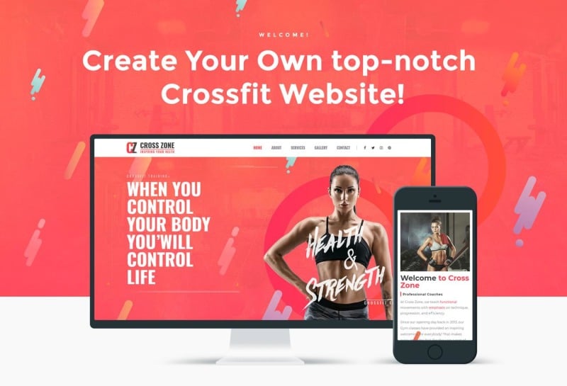 Cross Zone - Crossfit Studio WordPress Elementor Theme - Features Image 1