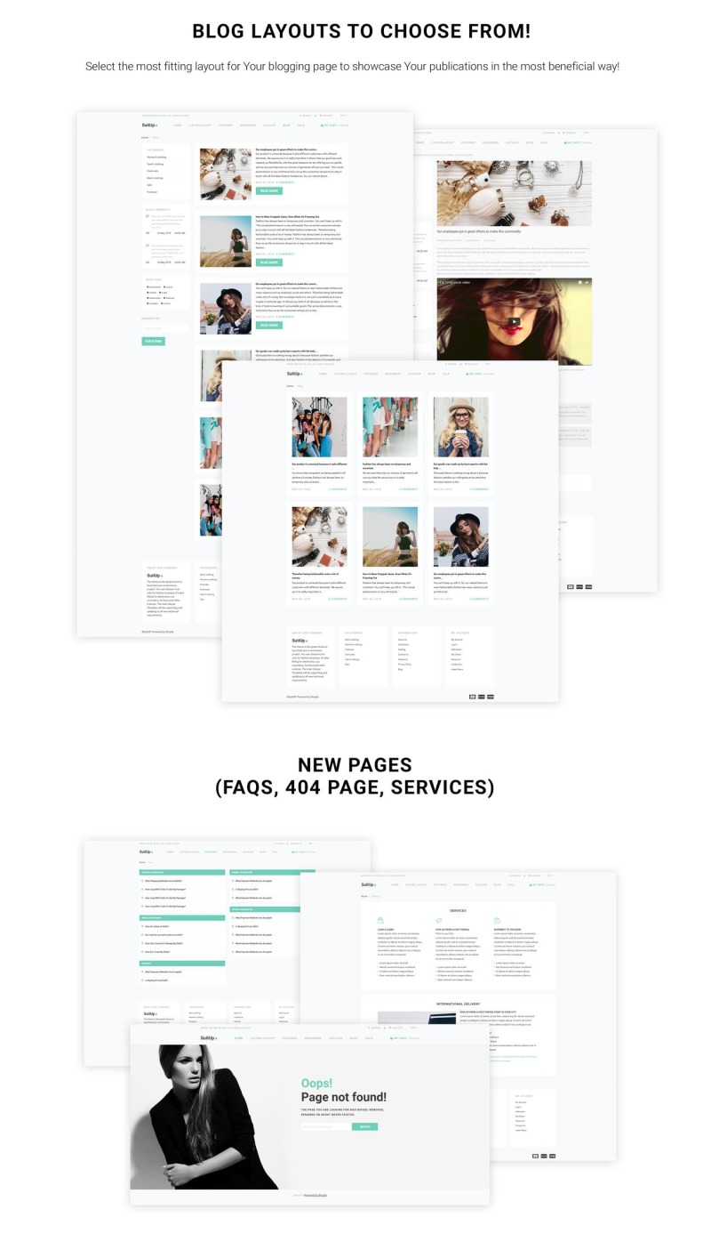 SuitUP - Multipurpose Online Store Shopify Theme - Features Image 5