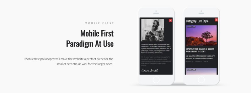 Photto - Photographer Blog WordPress Elementor Theme - Features Image 4