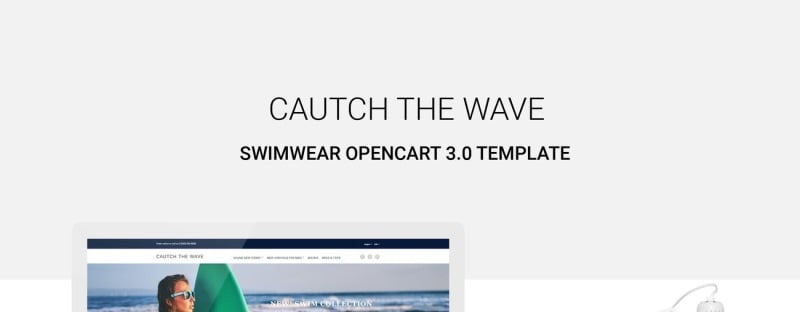 Catch the Wave - Swimwear Responsive OpenCart Template - Features Image 1