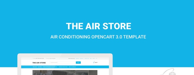 Plantilla OpenCart The Air Store - Simple Air Conditioning Systems Online Shop #71443 - Imagen de características 1