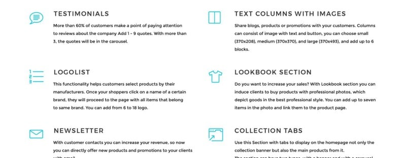 Tema Shopify Mobilica Responsive #71674 - Imagen de características 10