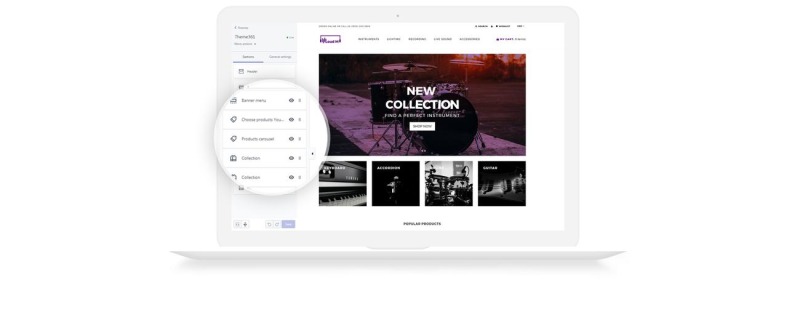 Tema Shopify Loud M - Music Instruments Store #71713 - Imagen de características 5