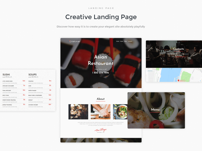 Sakuram - Landing WordPress Elementor Themes Landing Page Template - Features Image 2