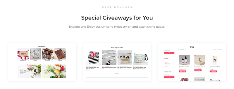 Tema WooCommerce LuckyBox - Gift Store Elementor #73640 - Imagen de características 2