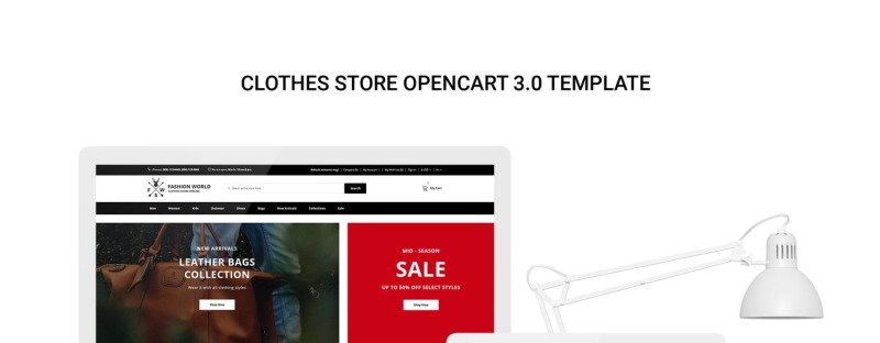 Fashion World OpenCart Template - Features Image 1