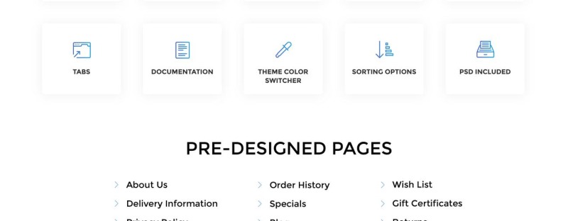 Fashion World OpenCart Template - Features Image 7
