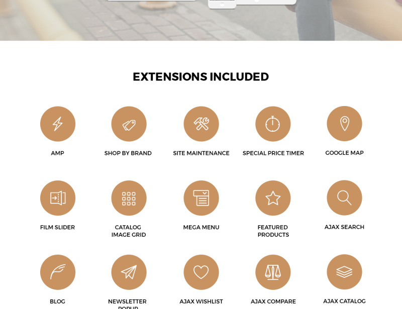 UrbanWear - Apparel Magento Theme - Features Image 2