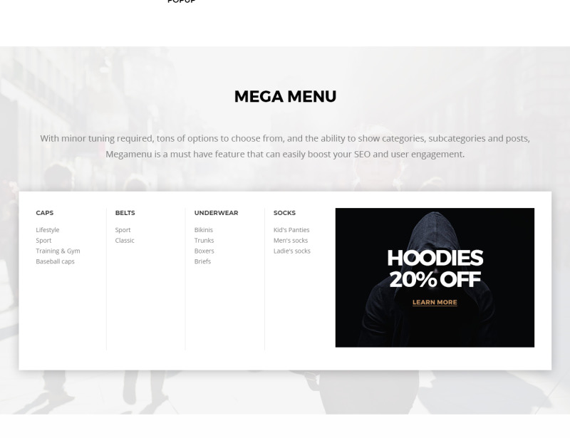 UrbanWear - Apparel Magento Theme - Features Image 3