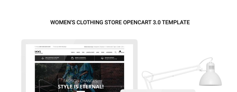 Ikki - OpenCart-mall för damkläder - Features Image 1