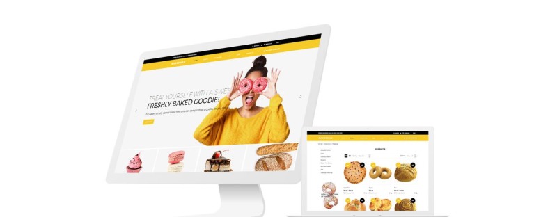 Bakermax - Shopify Тема для кондитерских - Изображения фич 1